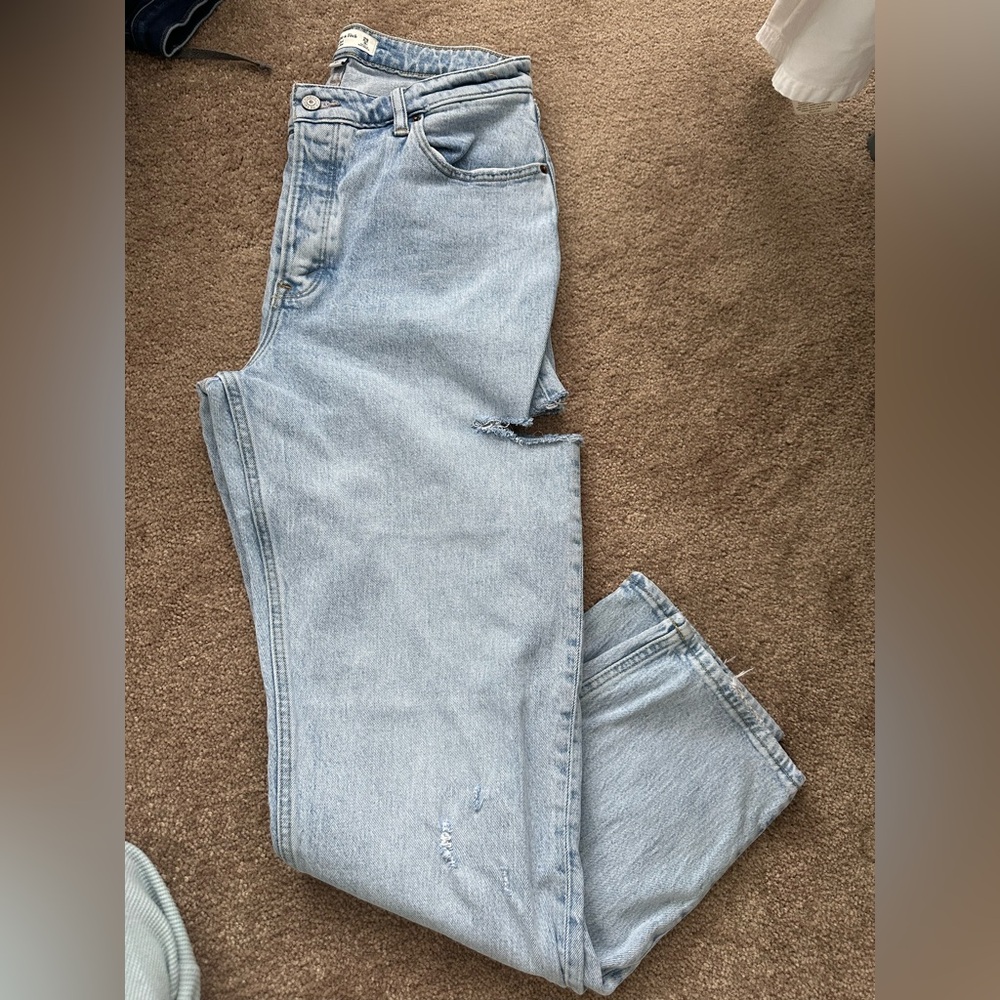 Abercrombie & Fitch Light Blue Women Jeans